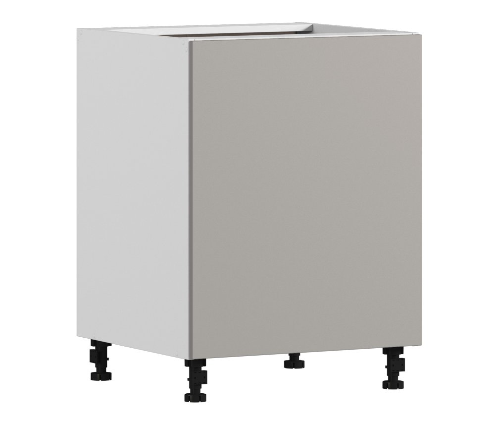 Регина РС-60 Шкаф-стол Белый/ЛДСП Серый перламутровый